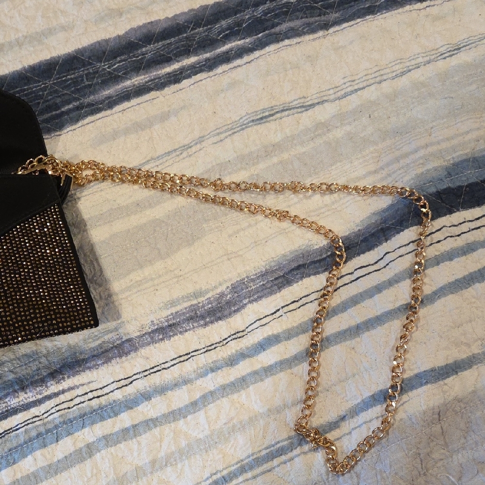 Aldo Sparkling Black and Gold Wristlet - Picture 5 of 5